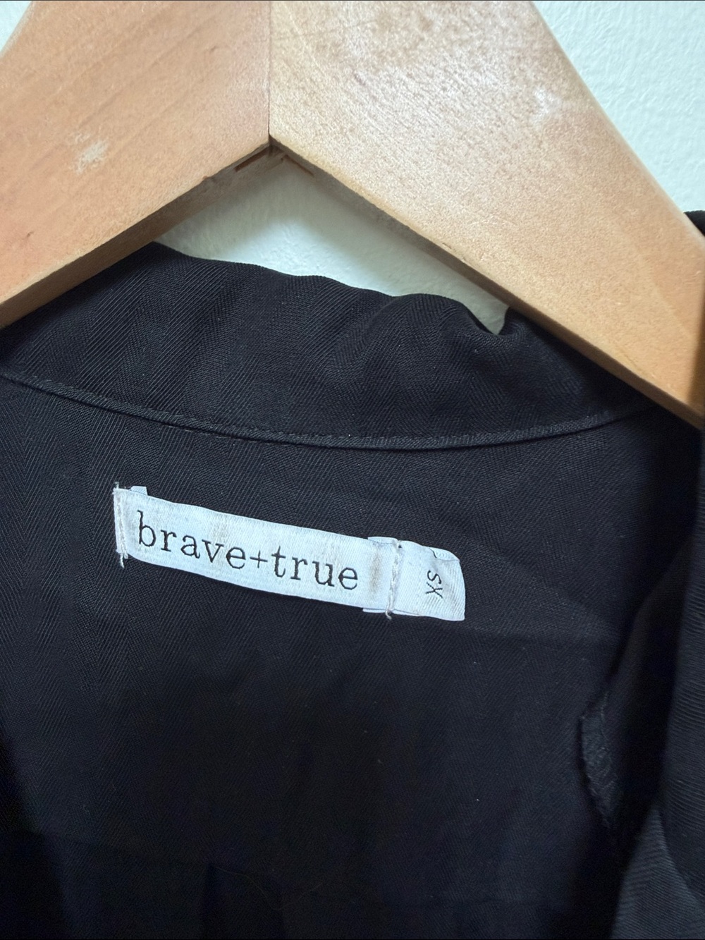 Black Button-Front Utility Jumpsuit - Picture 2 of 3